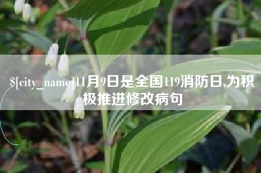 孝义11月9日是全国119消防日,为积极推进修改病句