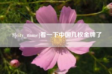 孝义看一下中国几枚金牌了