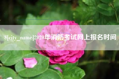 孝义2020年消防考试网上报名时间