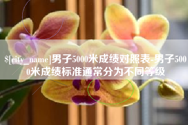 孝义男子5000米成绩对照表-男子5000米成绩标准通常分为不同等级