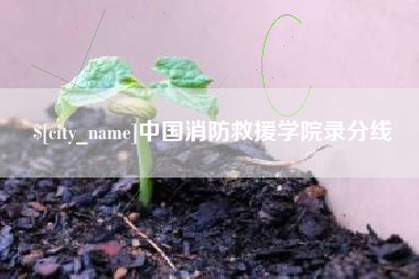 孝义中国消防救援学院录分线