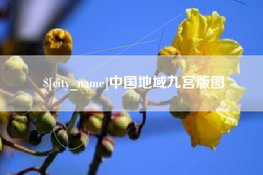 孝义中国地域九宫版图