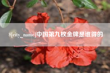 孝义中国第九枚金牌是谁得的