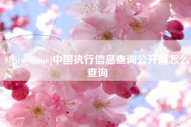 孝义中国执行信息查询公开网怎么查询