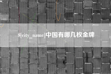 孝义中国有哪几枚金牌