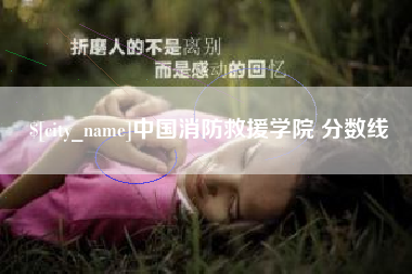 孝义中国消防救援学院 分数线