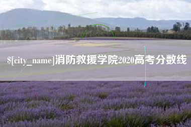 孝义消防救援学院2020高考分数线