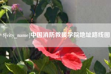孝义中国消防救援学院地址路线图