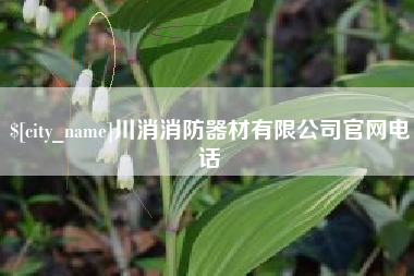 孝义川消消防器材有限公司官网电话