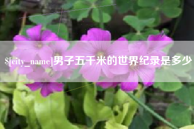 孝义男子五千米的世界纪录是多少