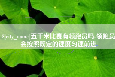 孝义五千米比赛有领跑员吗-领跑员会按照既定的速度匀速前进