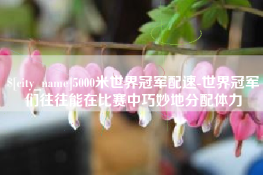 孝义5000米世界冠军配速-世界冠军们往往能在比赛中巧妙地分配体力