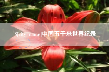 孝义中国五千米世界纪录