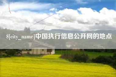 孝义中国执行信息公开网的地点