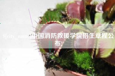 孝义中国消防救援学院招生章程公布!