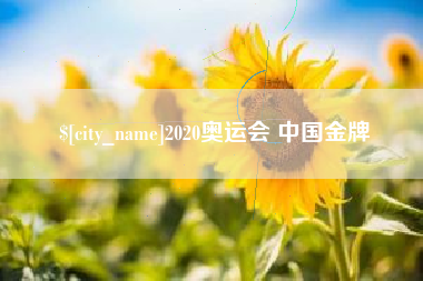 孝义2020奥运会 中国金牌